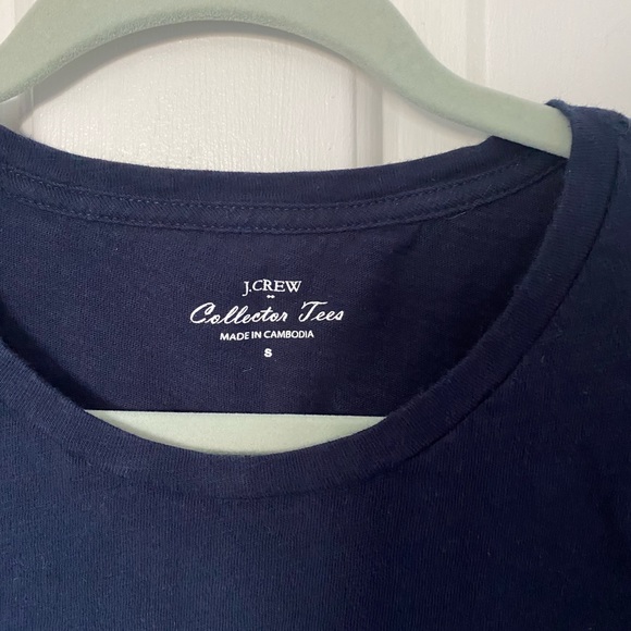 J Crew Navy Graphic Tee - Picture 3 of 3